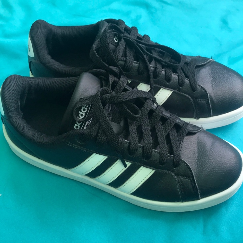 Adidas black sneakers